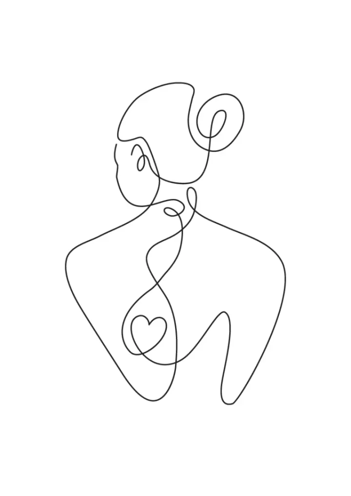 Minimalistická Ilustrace Ženy 3