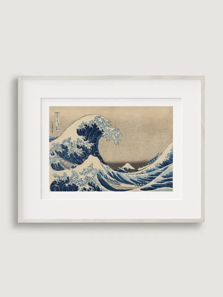 Velká vlna u pobřeží Kanagawy, Katsushika Hokusai, ca. 1830–32