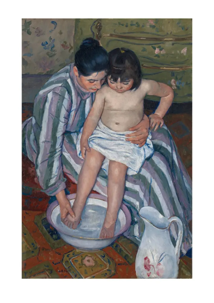 Dětská koupel, Mary Cassatt, 1893