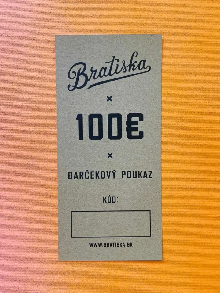 Dárkový poukaz - 100€