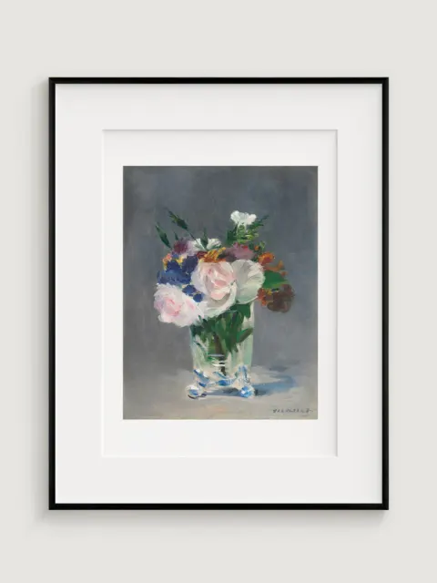 Květiny v křišťálové váze, Edouard Manet, 1882