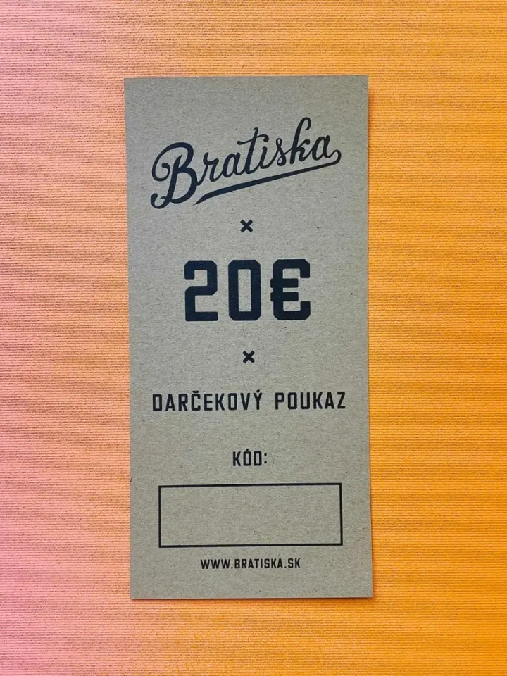 Dárkový poukaz - 20€