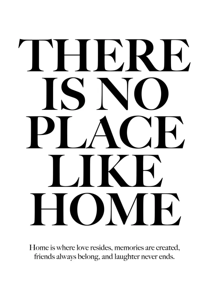 No Place Like Home